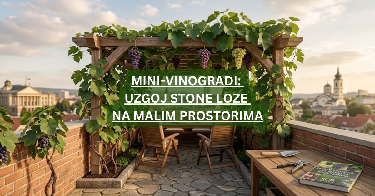 Mini-vinogradi: Uzgoj stone loze na malim prostorima